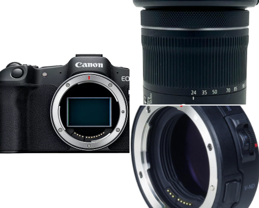 Camera Equipment cover photo collage