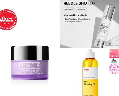Skincare picks for dry and acne prone sensitive skin cover photo collage