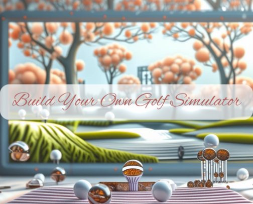 Build Your Own Golf Simulator cover photo collage