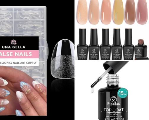 Your Own Affordable at Home Nail Salon! cover photo collage