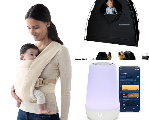 Baby Sleep Essentials Moms Actually Use cover photo collage