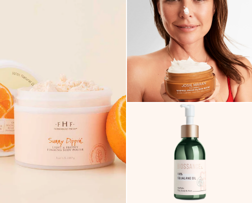 Products That Leave Your Body Glowing cover photo collage