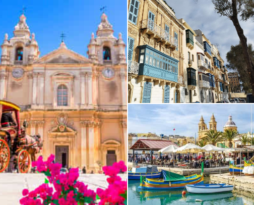 Top Restaurants & Cities in Malta cover photo collage