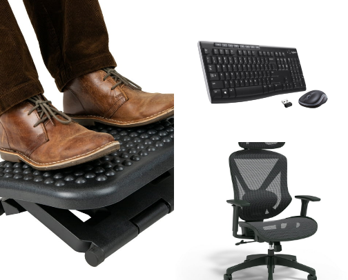 Home Office Essentials for Maximum Productivity cover photo collage