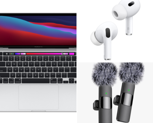 Electronics cover photo collage