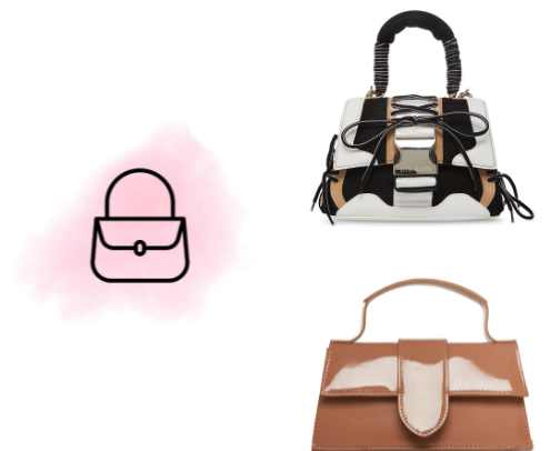 Bags👜 cover photo collage