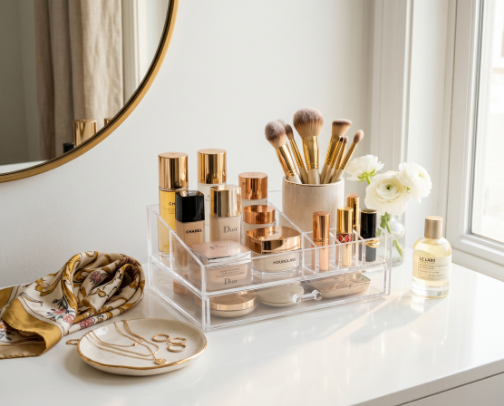 Viral Beauty Essentials & Aesthetic Fashion Finds cover photo collage