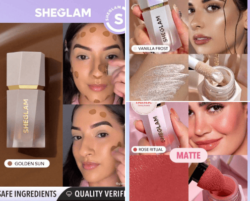 SHEGLAM Favorites - Part 1️⃣ cover photo collage