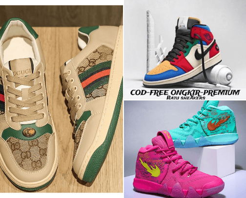 Man and Woman shoes cover photo collage