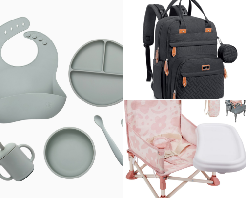 Baby essentials-must have products cover photo collage