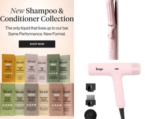 It's self care with hair, health & home. cover photo collage