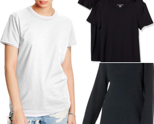 The Forever Tee: 10 All Season Essentials for Your 30s cover photo collage