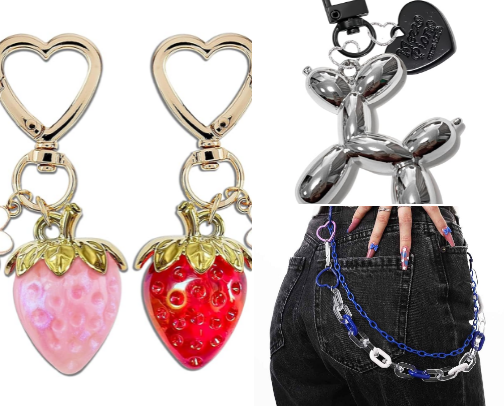 Perfect bag charms- cover photo collage