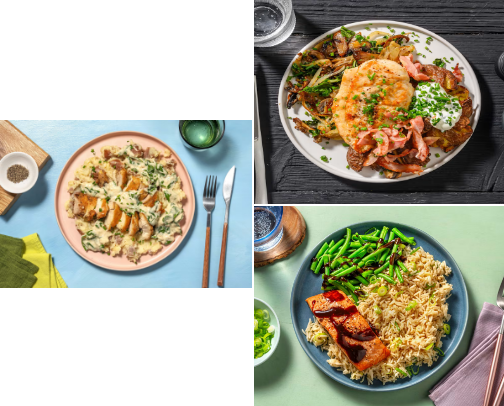 Hellofreshhh meals! So yummy! cover photo collage