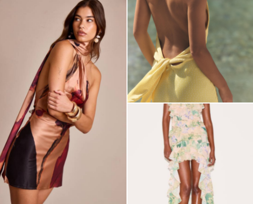 "Pretty Girl Formula: Classy Date Night Dresses" cover photo collage