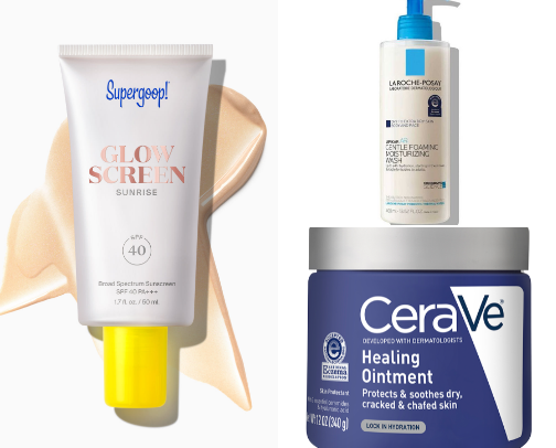 Go to skincare products for DRY ECZEMA  prone skin cover photo collage