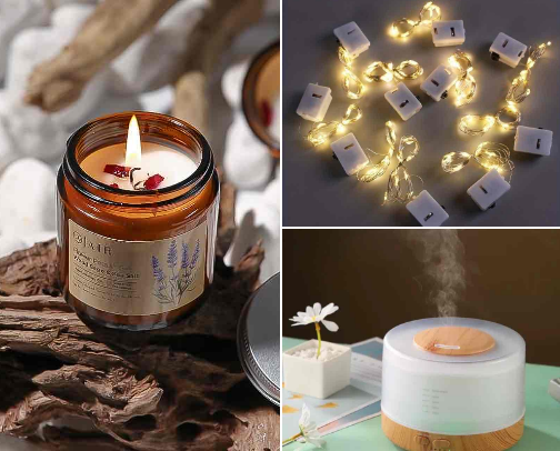 Staycation Essentials & Home Vibes Finds cover photo collage