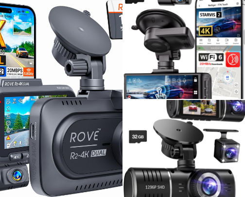 Best Amazon Dash Cam With Parking Mode and GPS cover photo collage