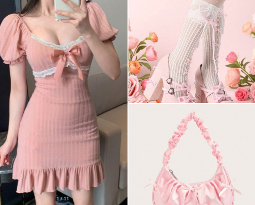 Sweet & Soft: Lace, Pearls & Coquette Charms 💕 cover photo collage