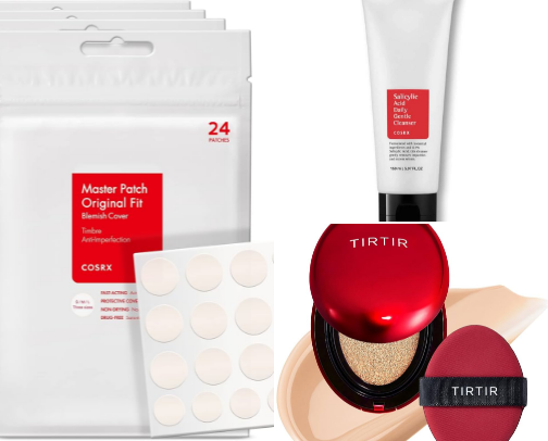 Korean and Japanese Skincare cover photo collage