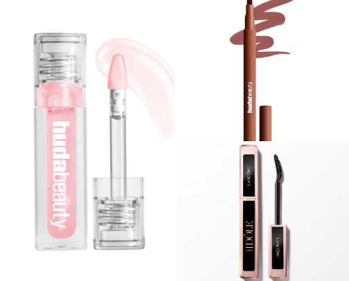 Ride or Die makeup products cover photo collage