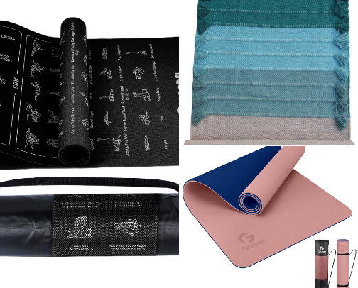 Practical Yoga Products for Any Level cover photo collage