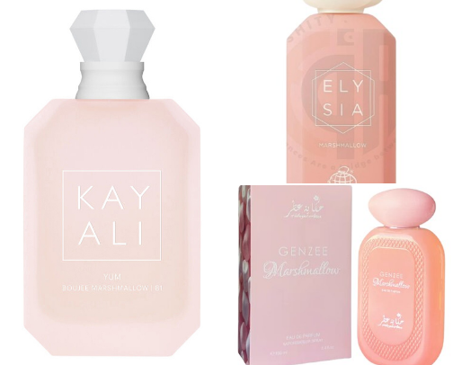 Marshmallow Fragrances cover photo collage