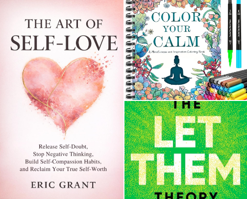 protect your peace: reading + activity list cover photo collage