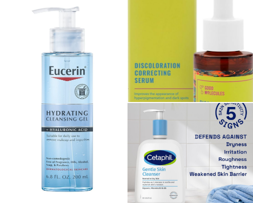 ultimate skincare goodies 🫧 (sensitive skin girlies unite) cover photo collage