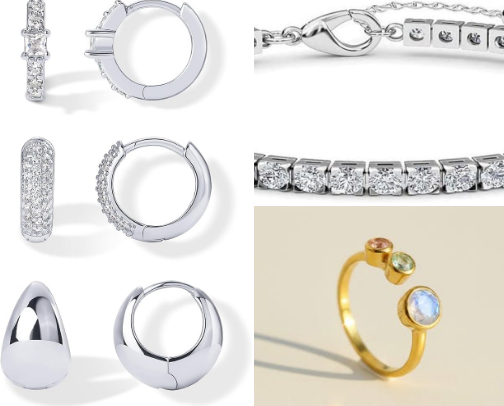 "7 Jewellery Pieces That Look Expensive (But Under $50!)" cover photo collage