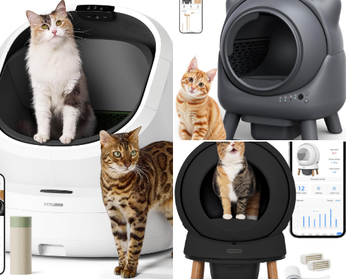 Best Self-Cleaning Litter Boxes & Odor Control Gadgets for Cat Owners cover photo collage