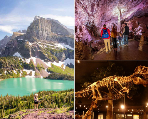 Montana Vacations! 🏔️🧭 cover photo collage