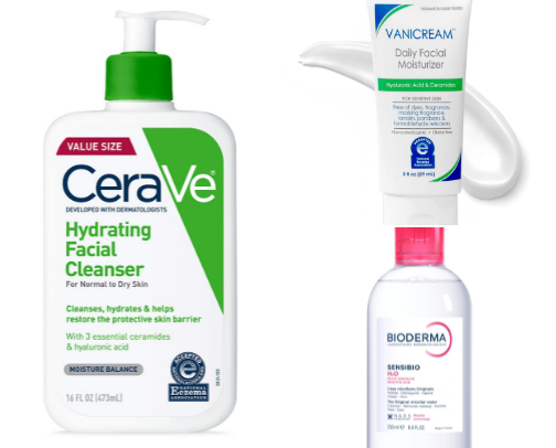 Rosacea care cover photo collage