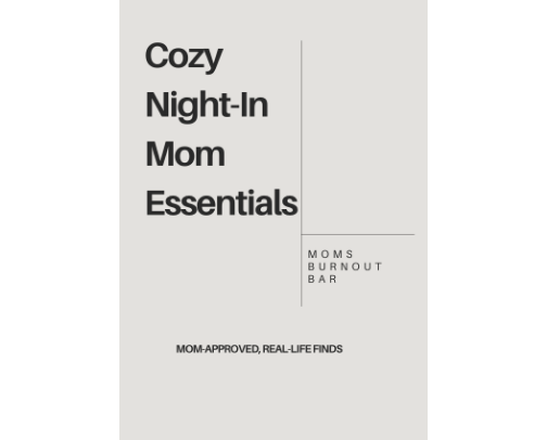 Cozy Night-In Mom Essentials cover photo collage