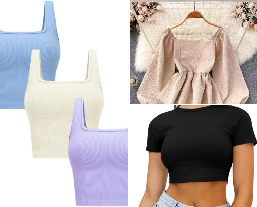 Amazing Crop Top that you can find in my wardrobe ❤️ cover photo collage