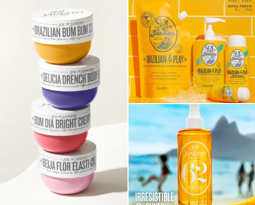 Sol de Janeiro cover photo collage