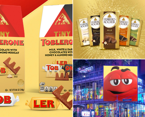 chocolates cover photo collage