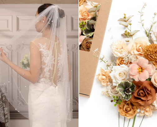 Elegant Wedding Registry Essentials cover photo collage