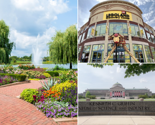 Chicagoland Activities for Wedding Guests cover photo collage