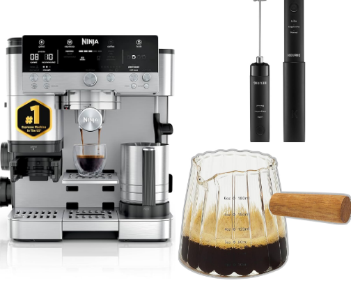 Essential coffee products for coffee lovers 🤎 cover photo collage