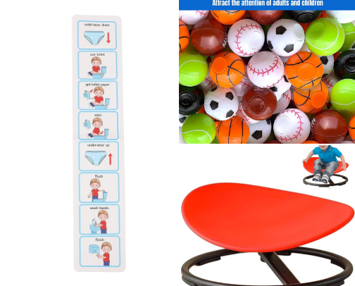 Asd children’s must haves 🪀🪁🧸 cover photo collage