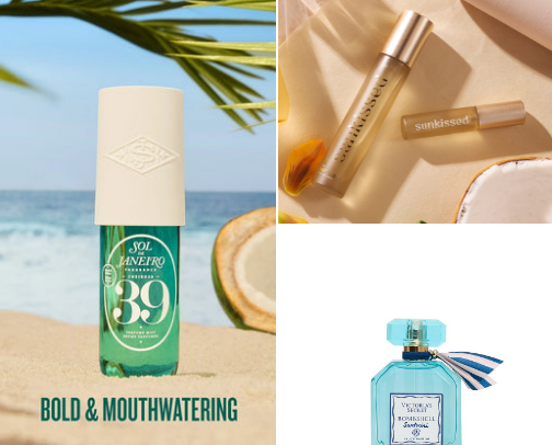 Smell like the beach 🌊☀️ cover photo collage