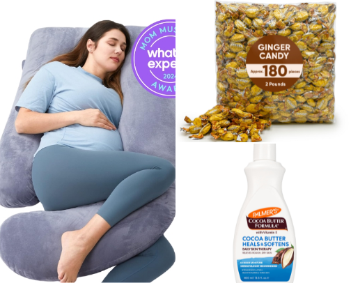 Pregnancy must haves cover photo collage