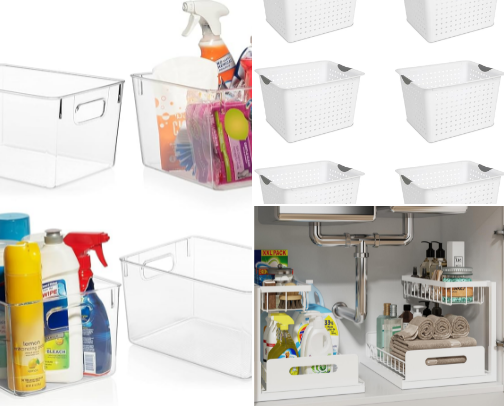 How I keep my home organized as a mom of 2. cover photo collage