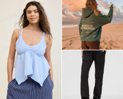 Clothing recommendations cover photo collage