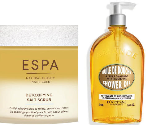 for silky smooth skin ✨  🧴🫧 cover photo collage