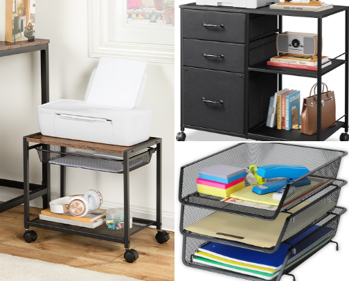 Small Apartment Printer Station Ideas cover photo collage