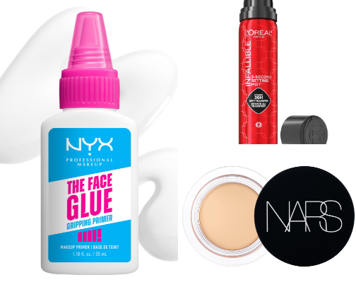 Glowing skin everyday easy makeup routine cover photo collage