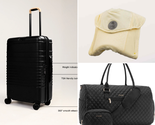 Travel Items cover photo collage