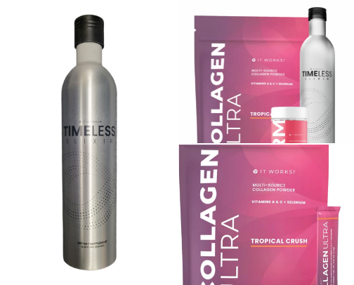 Timeless Beauty Secrets cover photo collage